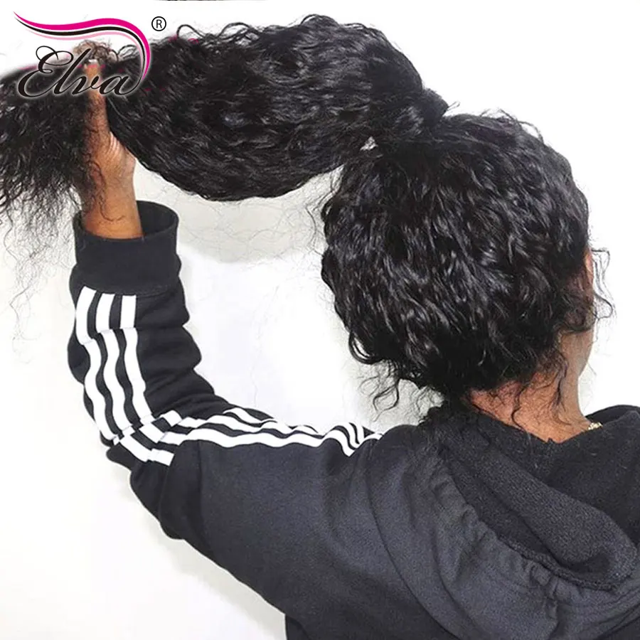 Парики из натуральных волос на кружеве для черных женщин, Безглютеновые бразильские волосы 360 года, парик из натуральных волос, предварительно выщипанные волосы для детей, волосы Elva remy