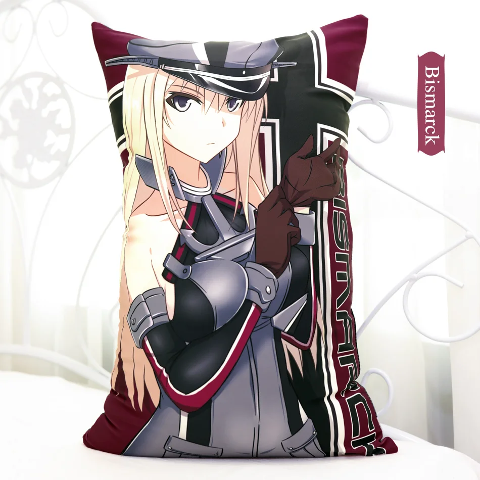 Японское аниме Kantai коллекция Bismarck Zeppelin короткая подушка для обнимания и спины