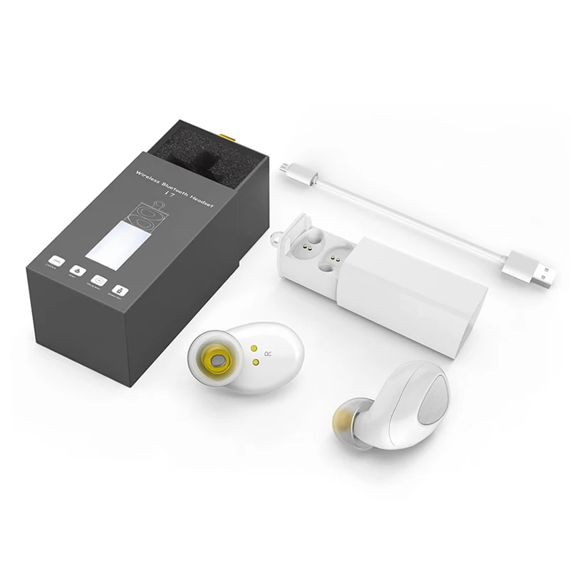 Правда Беспроводной stereoearbuds мини наушники Bluetooth 4.1 крошечные Портативный Handfree с