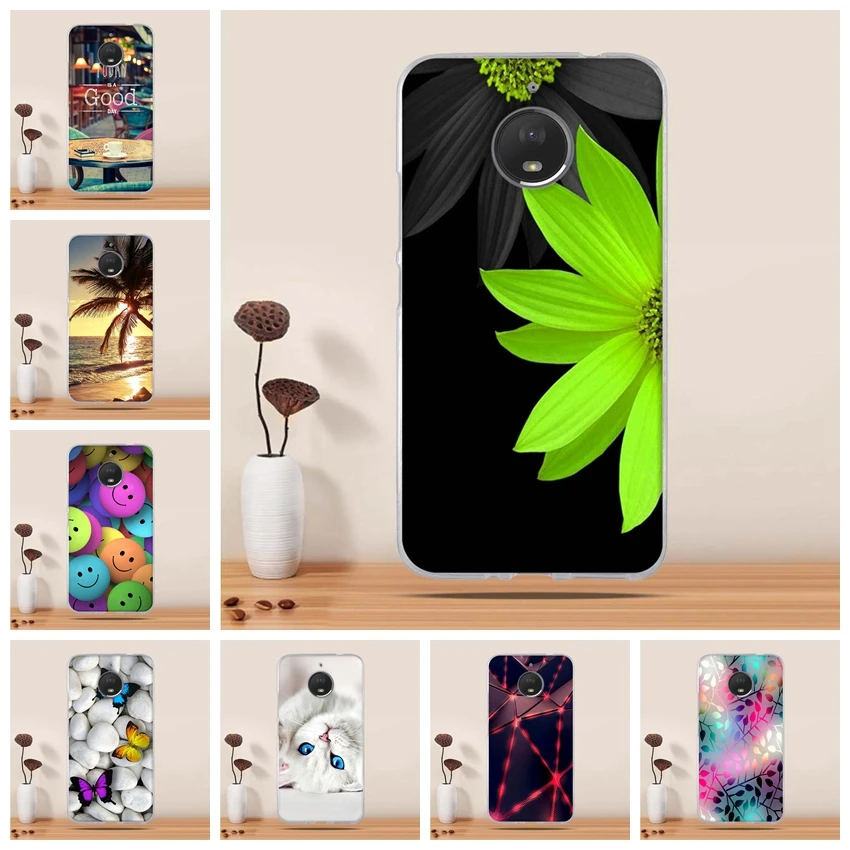

For Motorola Moto E4 Plus Case Cover 5.5"Silicone Phone Cases for Moto E4 Plus Cover For Motorola Moto E Plus (4th Gen.) bags