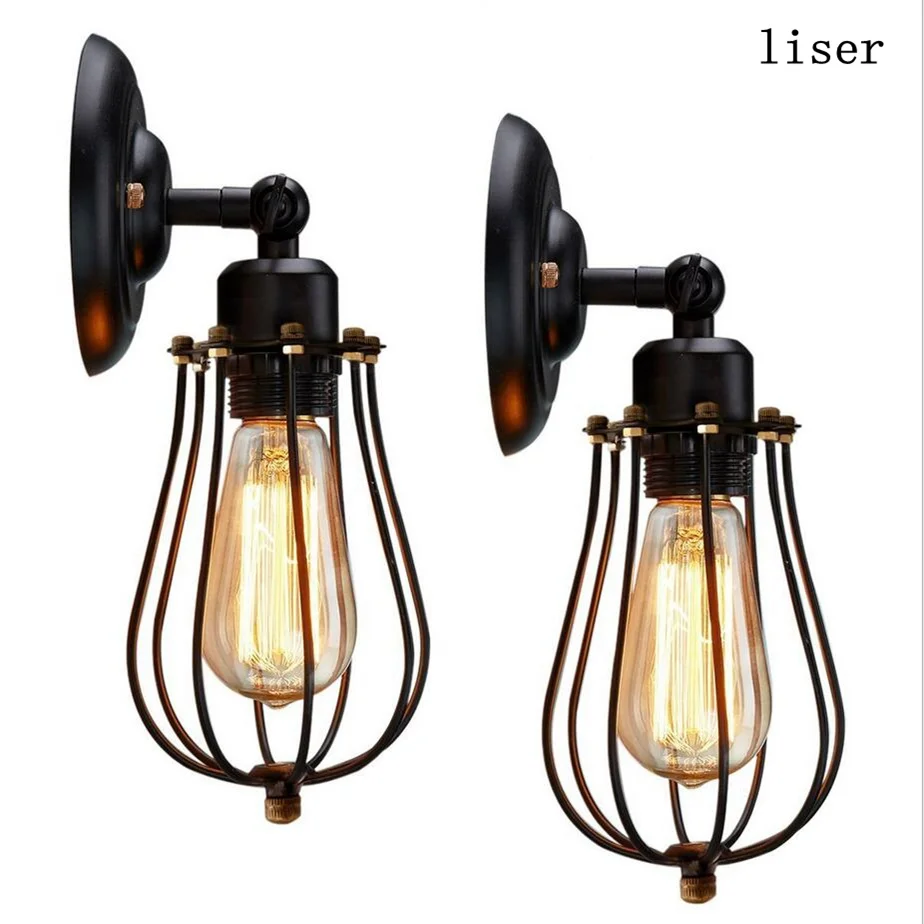 

Ancient WROUGHT IRON Wall Living Room Stairs Aisle Bar lamp pendant lights christmas decorations for home hanglamp luminaire