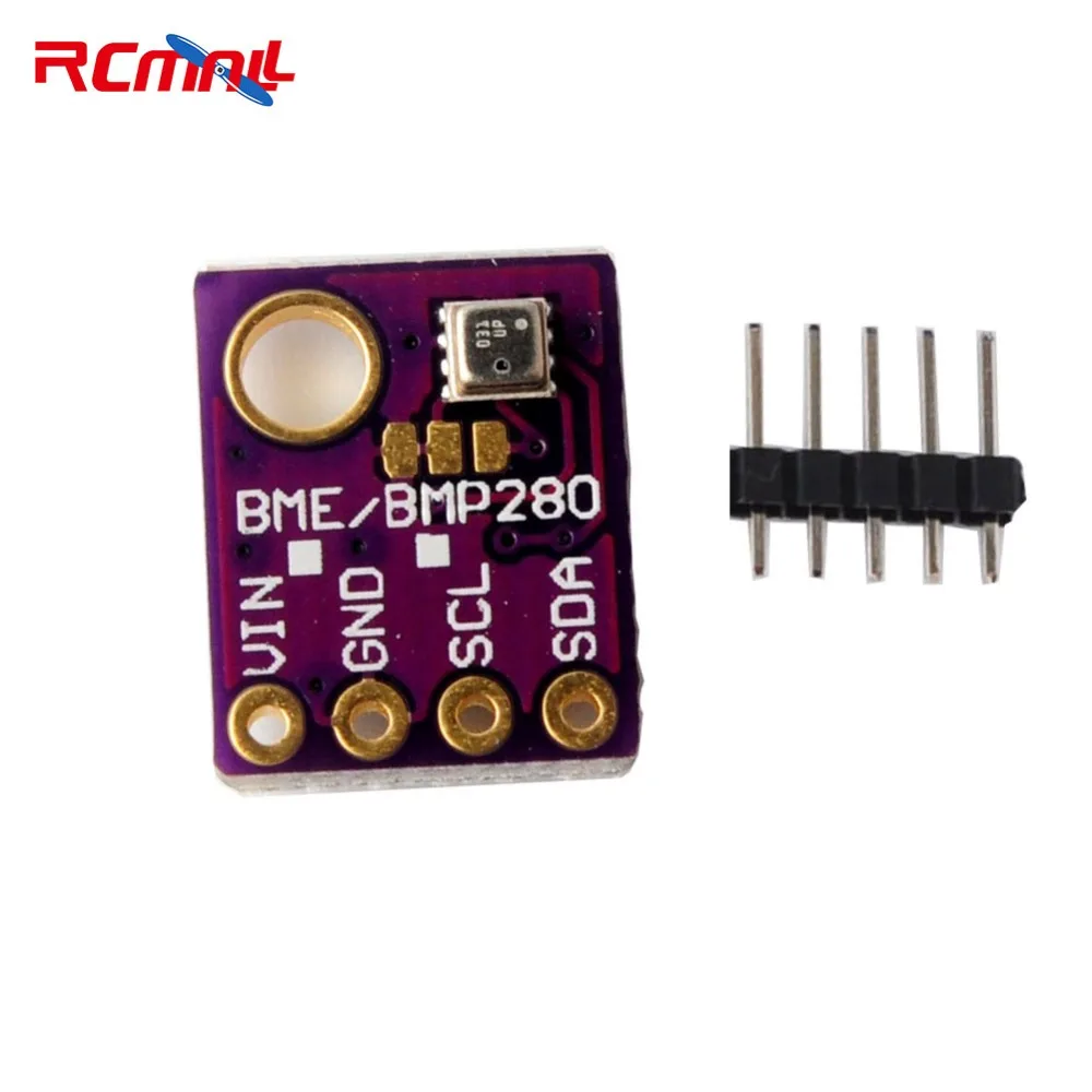 Модуль датчика давления и влажности RCmall BME280 модуль высоты атмосферного с IIC I2C для