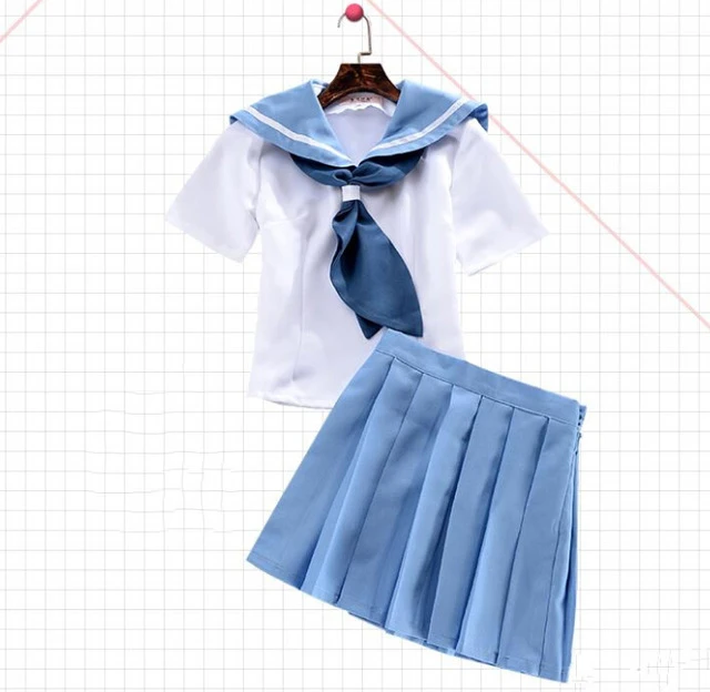 Anime-Kill-la-Kill-Mako-Mankanshoku-Cosplay-Costume-Cute-Slim-two-piece-Pleated-Dress-Full-Set.jpg_640x640