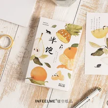 30 шт./компл. Новинка овощи и фрукты серии Открытка/поздравительная открытка/день рождения Письмо Конверт подарочная карта