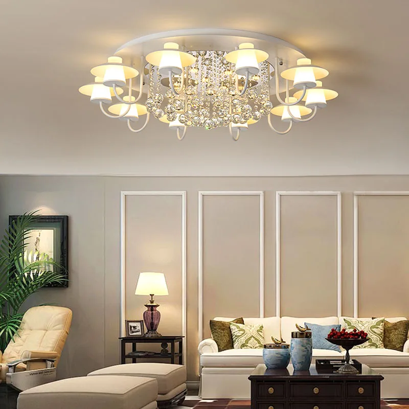 LED chandelier ceiling lamp crystal lamp modern minimalist atmosphere LED lamp for living room dining room bedroom