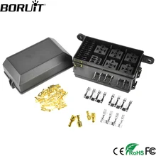 Auto Fuse Box 6 Relay Holder 5 Road The Nacelle Insurance Car Insurance Fuse Holder Box For Car Vehicle Circuit Blade US Stock weather insurance for renewable energies