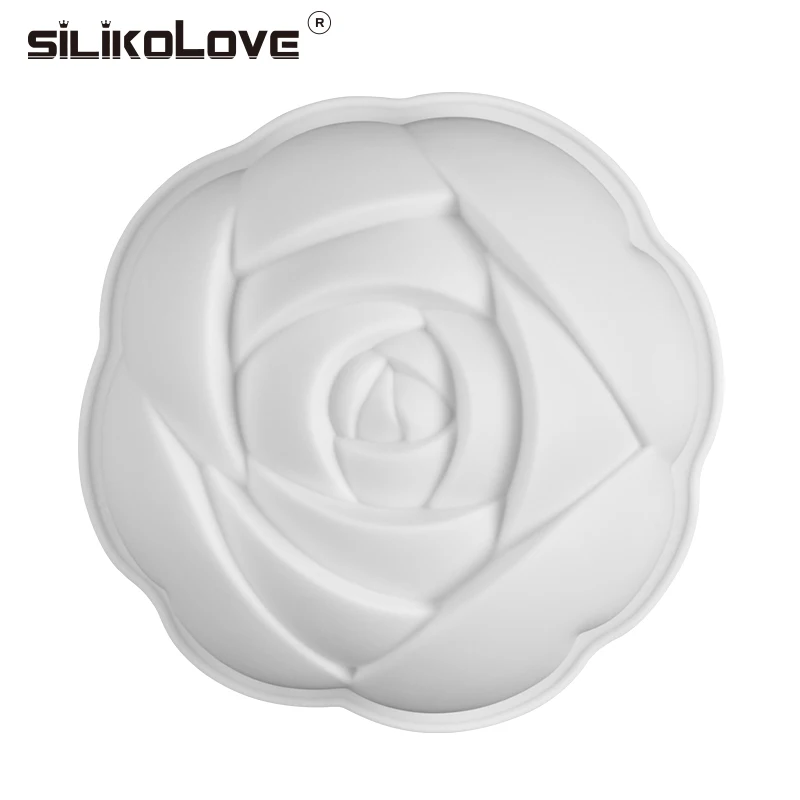 SILIKOLOVE Роза силиконовые формы для торта, силиконовые формы для выпечки инструменты для украшения торта печенья прессформы дизайн форма для выпечки формы для выпечки