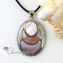 Овальный Луна белый oyster желтый Oyster В виде ракушки Пингвин Oyster В виде ракушки розовый Oyster В виде ракушки ожерелья подвески 2013 Дешевые ювелирные изделия