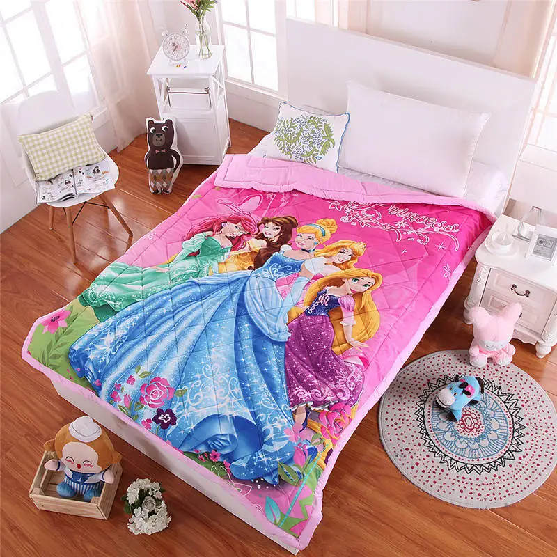 Disney Frozen Elsa Ann тачки хлопок мультфильм пледы одеяло для мальчиков и девочек детей 1,5 м Кондиционер Комплект постельного белья с одеялом подарки