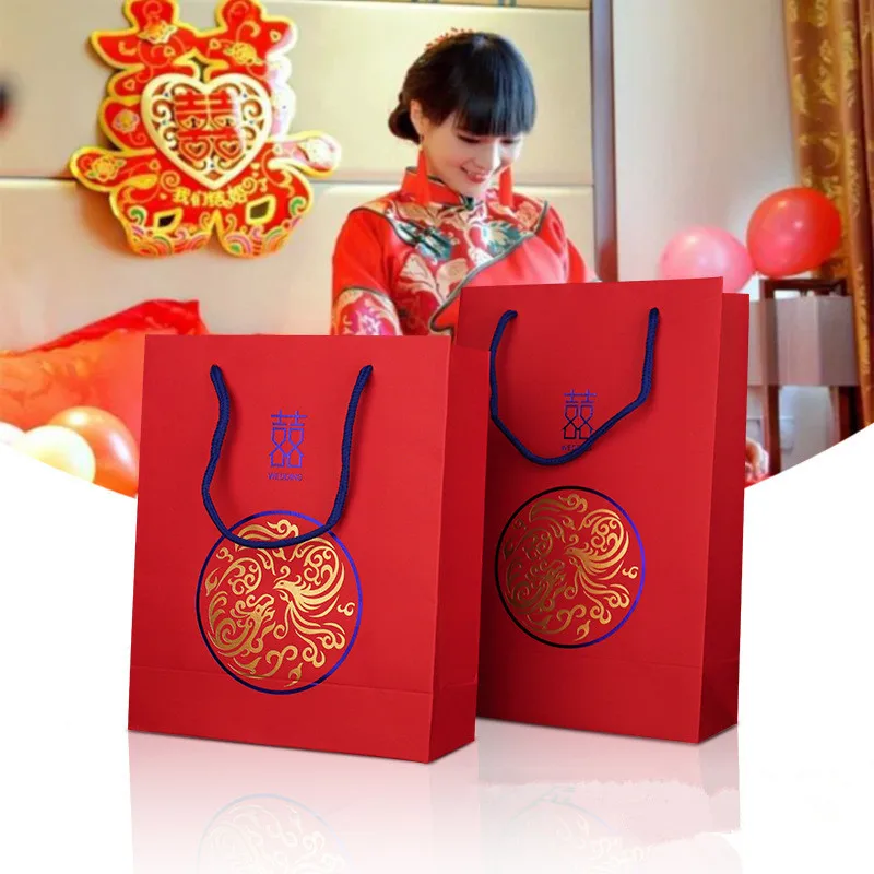 100pcs/lot 3 Size Chinese Style Luxury Traditional Red Double Happiness ...