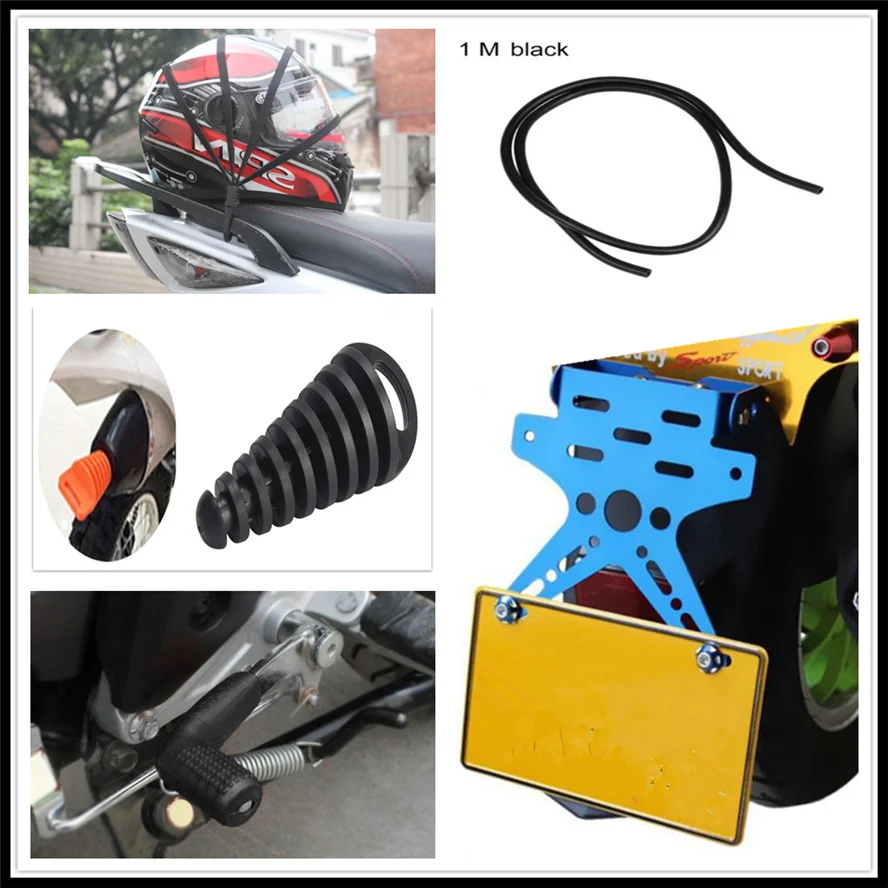 

Motorcycle License Holder Shifter Case Oil Hose Helmet Net Plug for YAMAHA YZF R15 XT660 X R Z TMAX 500 530 TMAX500 530 250