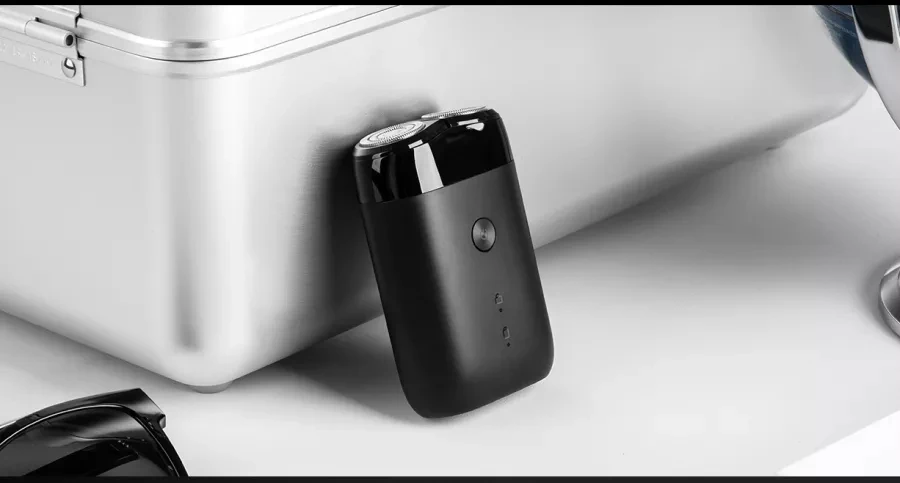 Xiaomi Mijia с двумя поплавковыми лезвиями электробритва type-C IPX7, водонепроницаемая Бесшумная электрическая бритва для мужчин