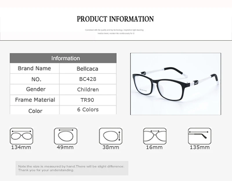 Bellcaca, детские оптические очки, оправа для детей, студентов, близорукость, компьютерные очки, оправа для очков для мальчиков и девочек, прозрачные линзы, BC428