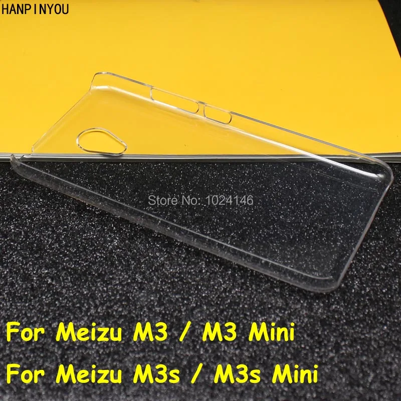 Для Meizu M3/M3s Mini 5 0 &quotновый тонкий кристально прозрачный Жесткий ПК чехол для