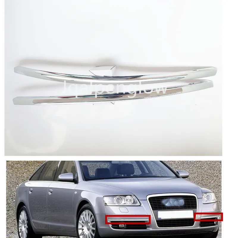 

One Pair For Audi A6L C6 2005-2008 Chrome fog lamp frame Decorative strips