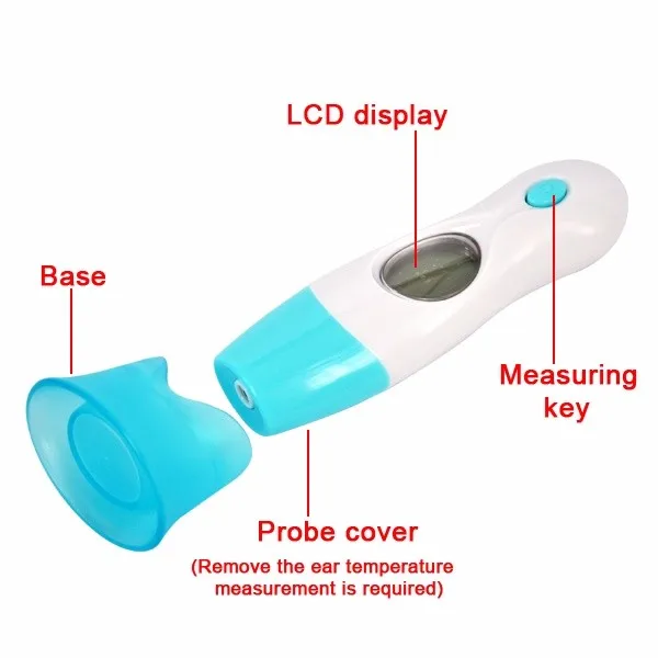 Многофункциональный Детский Электронный термометр ЖК-температура ик инфракрасные измерения ушные лобные Термометры для детей уход за ребенком