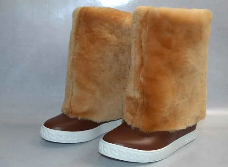 Botas Femme as Piel Lujo Invierno De Aumento 8 Felpa Picture 2018 Corto Chaussures Altura Ladies Peluda Cm Mujer Zapatos Nieve Negro Botines Picture black As cqHggFPaW