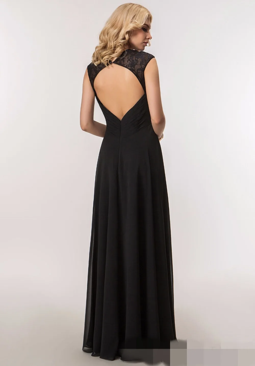 black maternity bridesmaid dress