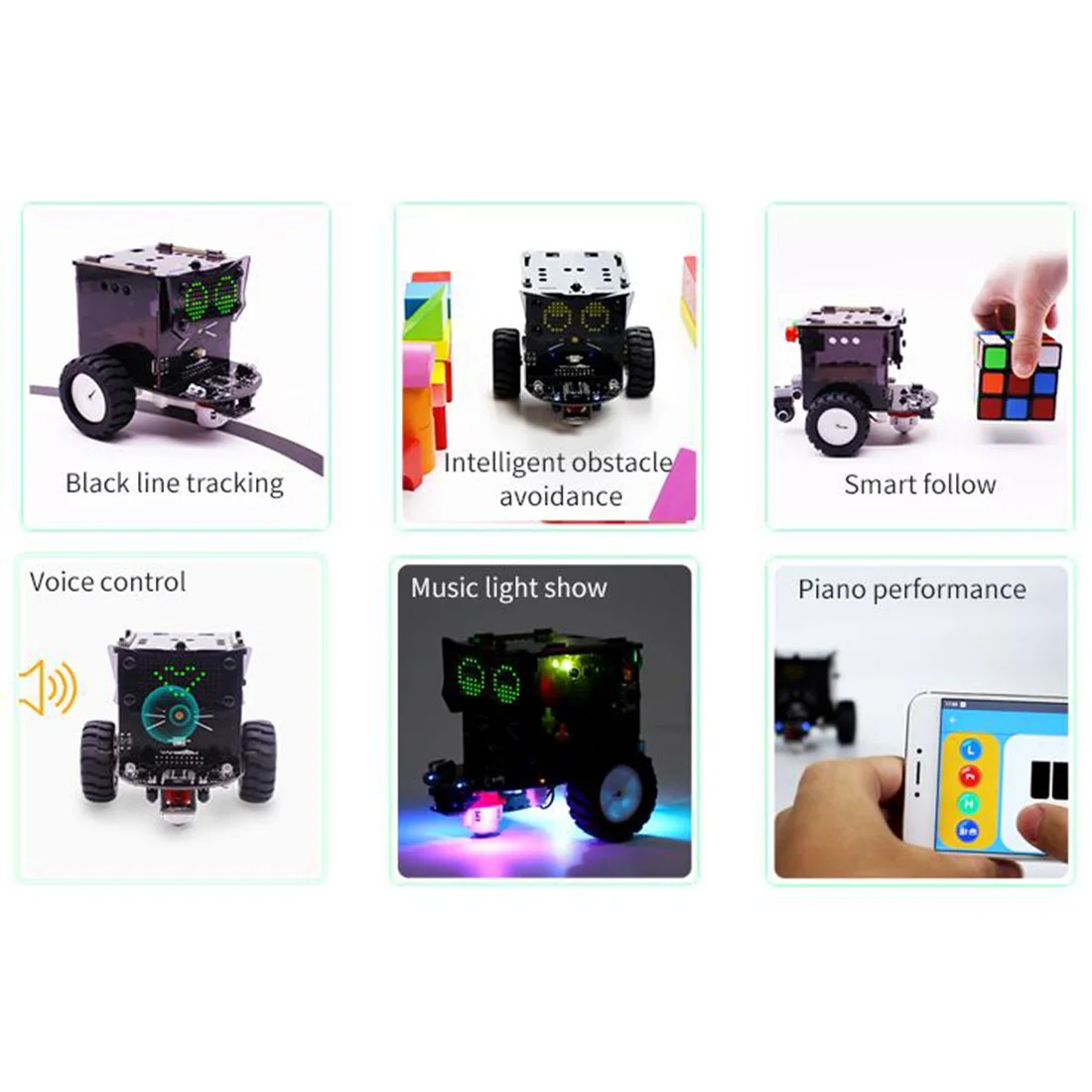 Programável para Crianças Versão Padrão Omibox Zero Programável Robô Carro Kit Inteligência Brinquedo Meninos Presente 2020 10 Cheap Brinquedos programáveis
