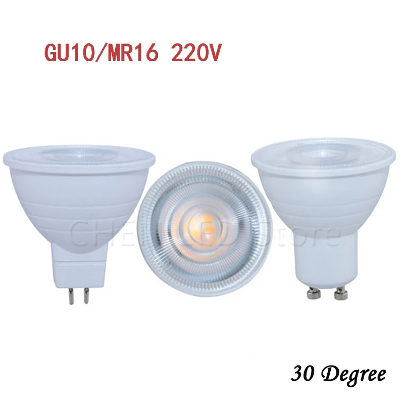 LED Lamp GU10 MR16 LED Bulb 6W 220V GU Lampada MR LED Condenser lamp