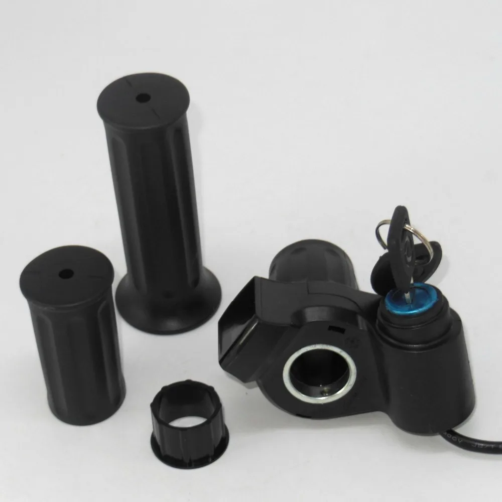 

Black EVfitting Ignition half twist gas handle with battery status digital display Lithium battery Electric Bike Throttle