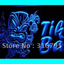 I299 новейшая Tiki Bar Pub маска пиво NR светодиодный неоновый свет вывеска вкл/выкл Swtich 20+ цвета 5 размеров