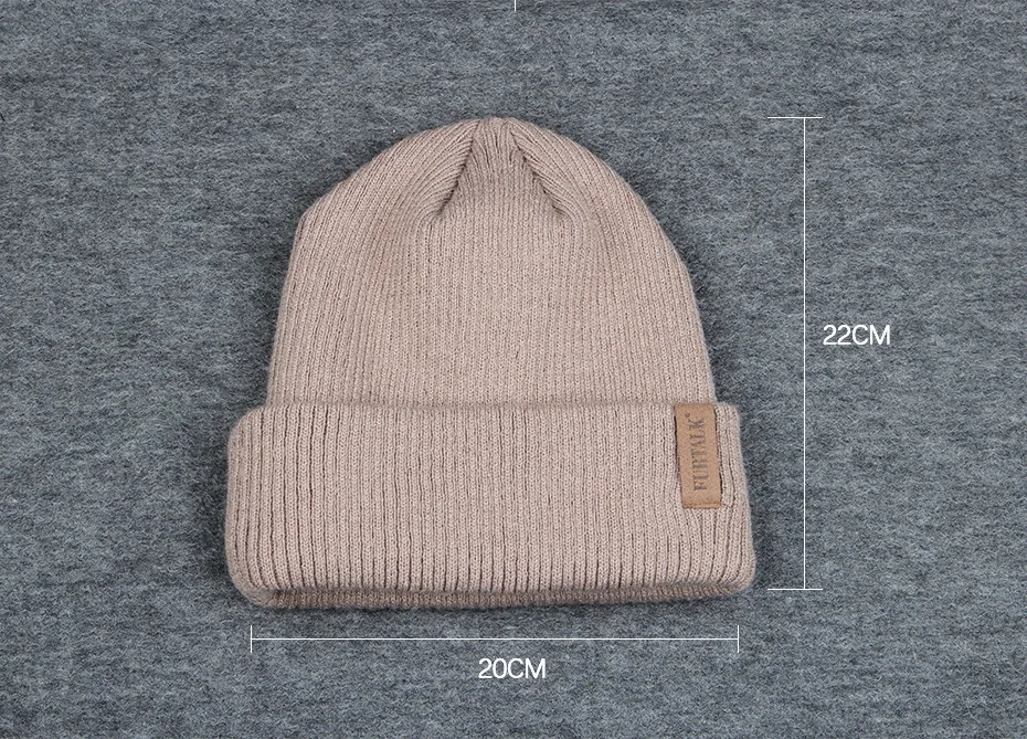 FURTALK Женщина Шерсти Вязать Шапочки Hat Манжеты Шапочка Смотреть Cap Весна Череп hat Зимняя шапка