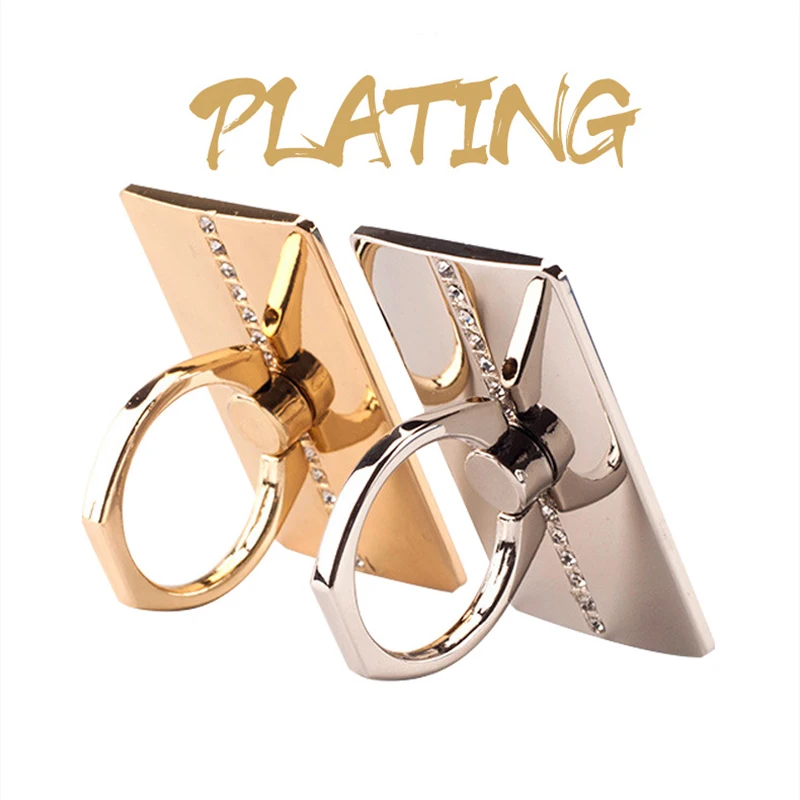 Luxury 360 Degree Finger Ring Mobile Phone Smartphone Stand Holder Mount for IPhone IPad Xiaomi Samsung Huawei All Models