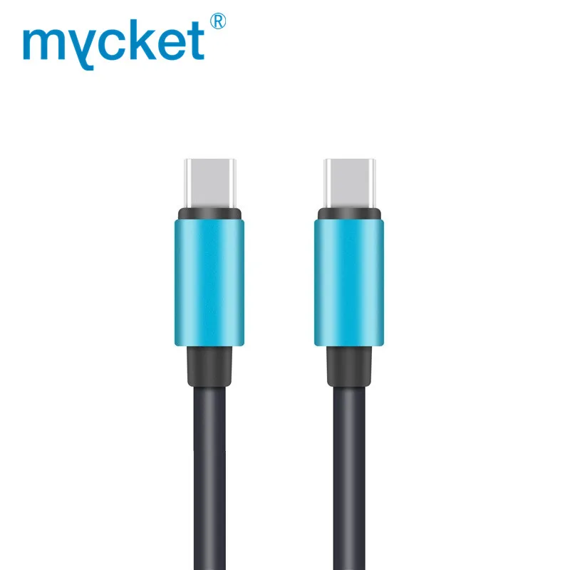 Кабель myket USB 3,1 type-C-USB C для samsung S10 S9 Note 8 9 87W PD Quick Charge 3A USB-C кабель для быстрой зарядки для MacBook Pro