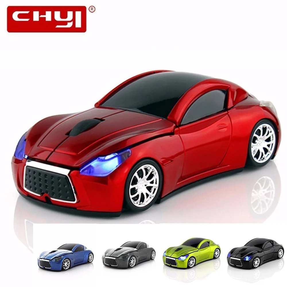 CHYI Wireless font b Mini b font Car Shape Computer Mouse Ergonomic 3D Gamer Mause Optical