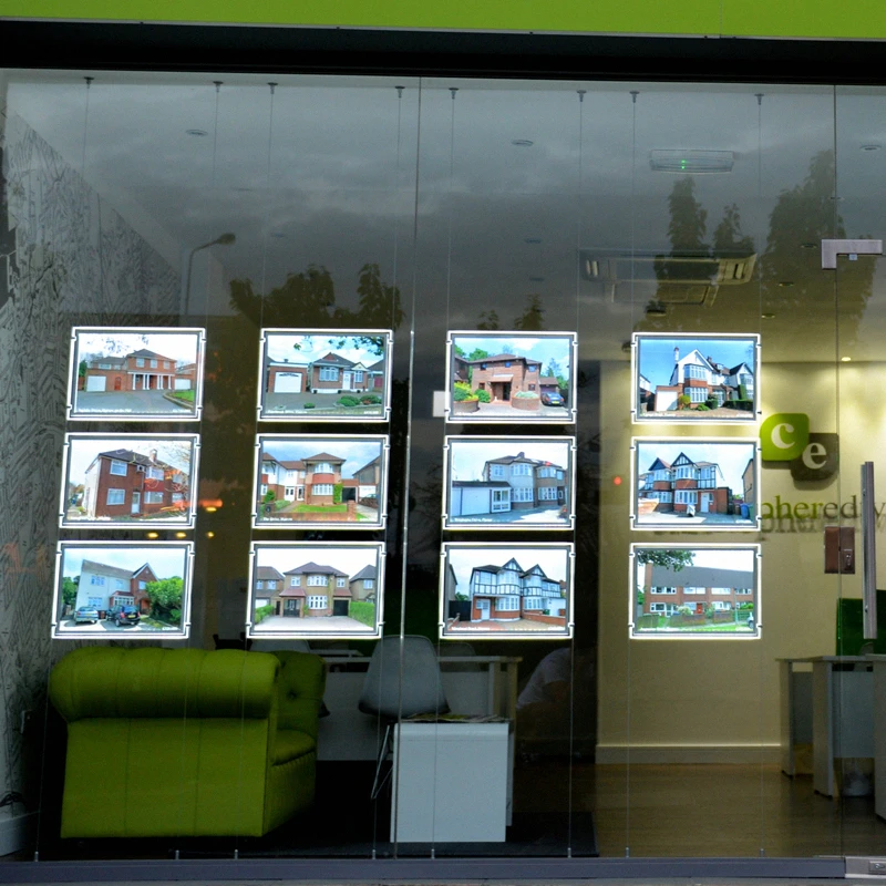 DoubleSided12PCSA4LEDIlluminatedCableDisplaySystemPerfectfor