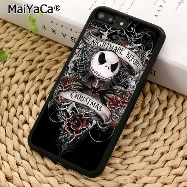 MaiYaCa Кошмар перед Рождеством Джек Скеллингтон Телефон чехол для iPhone 5 6 6s 7 8 plus 11 pro X