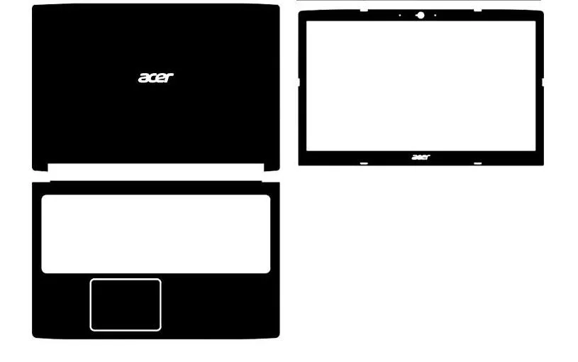 Ноутбук углеродного волокна виниловая кожа Наклейка Обложка для acer Aspire 5 A515 A515-51G 15,6"