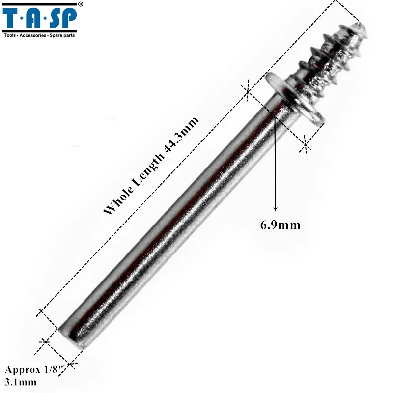 TASP винтовые шпиндели 3 мм хвостовик 30 шт. Мини дрель роторный инструмент полировки Аксессуары