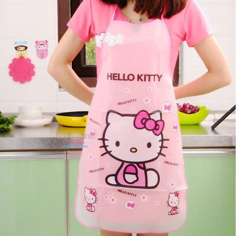 

Promotion Special Offer Apron Kit Bib Apron Cartoon Long Sleeve Cuff Waterproof Aprons Gowns Suits For Men And Women