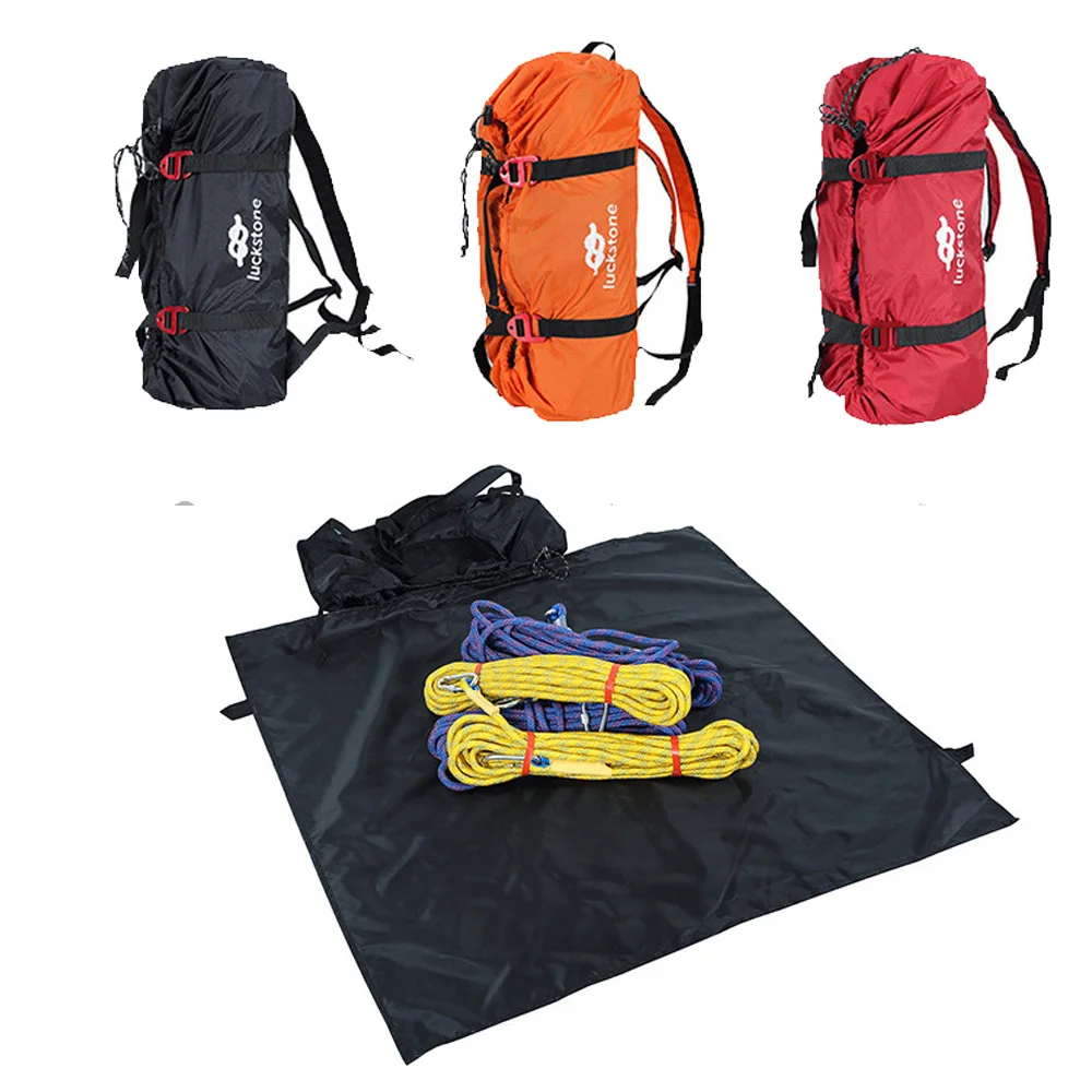 Mountaineering Arborist Rock Climbing Rescue Rope Cord Bag Backpack Ground Sheet 