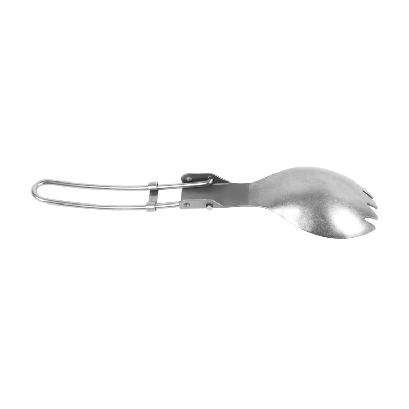 TOAKS 18g Ultralight Titanium Spoon Portable Folding Spoon Outdoor Camping Tableware T-21