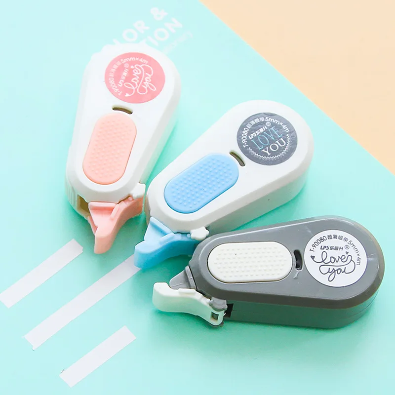 

4m Creative Multicolor Ultrathin mini Correction Tape Non-discolouring Student Corrected Tape School Supplies