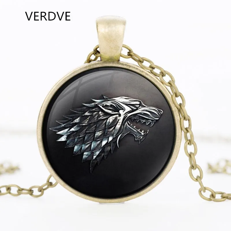 2017 New 3 / Color Game Throne Necklace Pendant House Stark Black Wolf Goth Jewelry Glasses Pendant Necklace Sweater Chain Gifts 2017 New 3 / Color Game Throne Necklace Pendant House Stark Black Wolf Goth Jewelry Glasses Pendant Necklace Sweater Chain Gifts