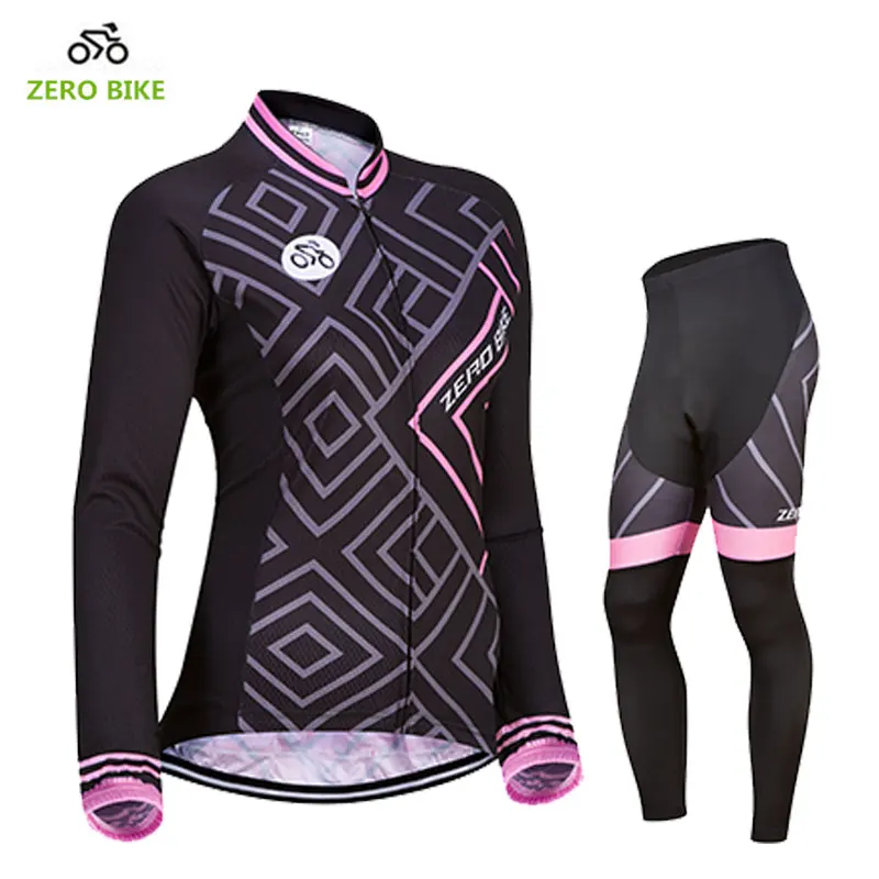 ZEROBIKE Hot Sale Women s Long Sleeve Breathable font b Cycling b font font b Jersey