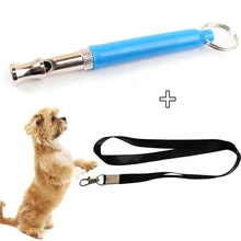 Dog Whistle Adjustable Pitch Ultrasonic Dog Training Whistles Ultrasonic Patrol Sound Repellent Repeller with Rope