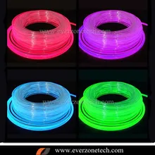 2 мм одножильный боковой светящийся волоконно-оптический светодиодный кабель для украшения внутреннего освещения 100 м