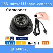 HD Security Dome camcorder IR CCTV Camera Video Night Vision Auto Car Driving record Recorder DVR USB Tf Card 8/16 GB
