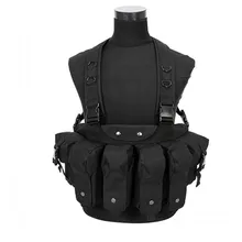 Тактический Журнал Грудь Rig Перевозчик жилет большой емкости журнал AK Перевозчик боевой жилет