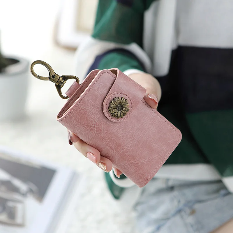 Multifunction Key Wallet Korean Cute Mini Card holder 2019 housekeeper