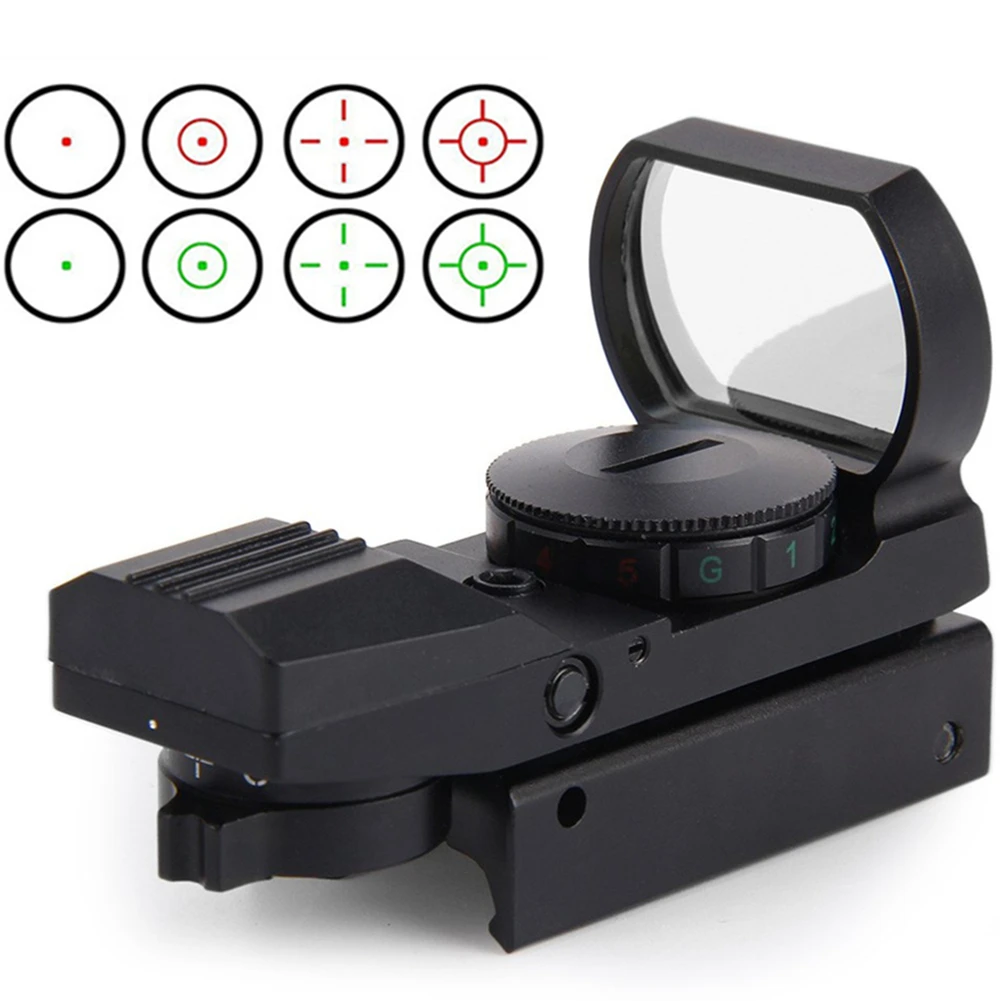 11/20 مللي متر السكك الحديدية Riflescope الصيد الادسنس البصريات نطاق الثلاثية الأبعاد منظر نقطة حمراء ريفلكس 4 شبكاني التكتيكية ملحقات المسدس الساخ...