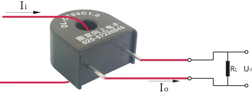 DL-CT03C1.0 микро-трансформатор тока 5A/5mA 0~ 12A измерения и защиты отношение 1000/1