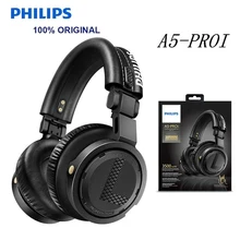 Профессиональные Оригинальные A5-PROI Наушники Philips, наушники с проводным шумоподавлением, DJ Monitor DBB, музыкальная гарнитура