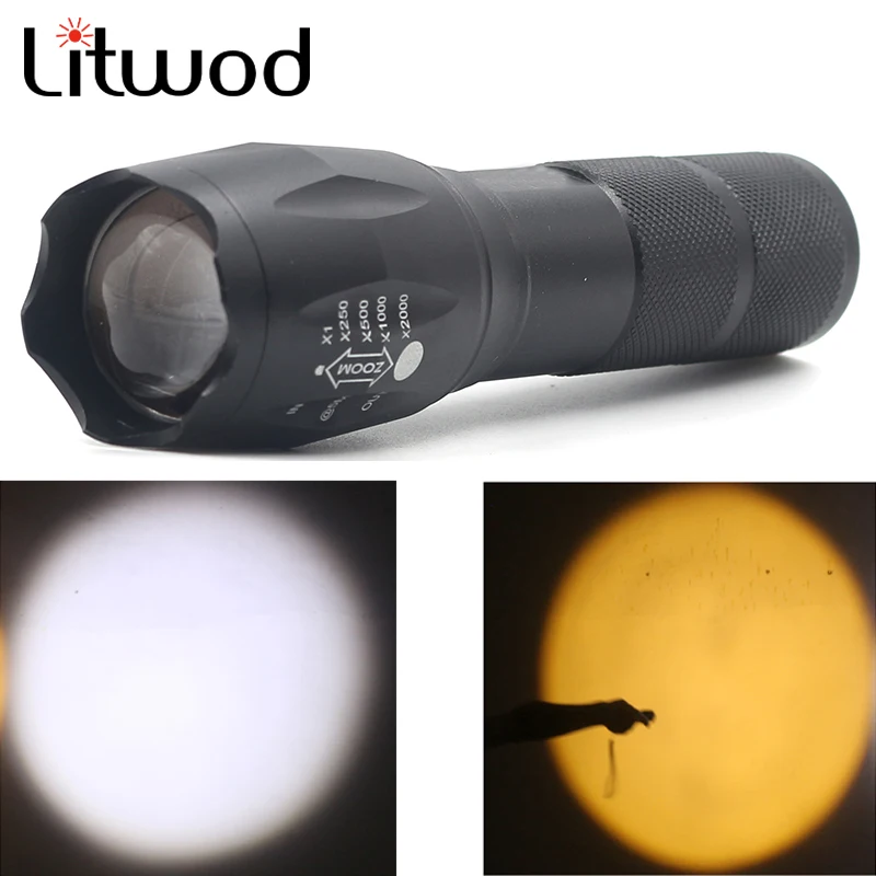 

Z20 XML2-U3 9000LM Powerful Waterproof LED Flashlight Portable LED Lamp Torch Lights lantern Self Defense Tactical Flash light