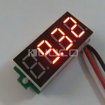 

Digital Voltmeter DC 4.50-30.00V Voltage Meter Red Led display Digital Meter DC 12V 24V Volt Meter/Panel Meter/Monitor/Tester